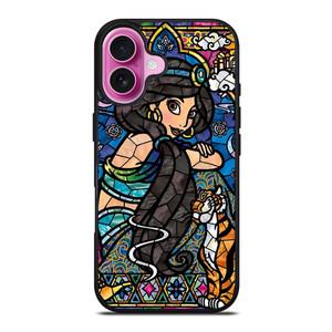 Princess Jasmine Aladdin Fairy Tale Stained iPhone 16 Plus Case Princess Jasmine Aladdin Fairy Tale Stained iPhone 16 Plus Case