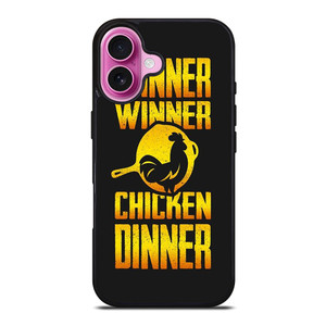 PUBG WINNER CHICKEN DINNER LOGO iPhone 16 Plus Case PUBG WINNER CHICKEN DINNER LOGO iPhone 16 Plus Case