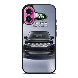 RANGE ROVER LAND ROVER BLACK CAR iPhone 16 Plus Case RANGE ROVER LAND ROVER BLACK CAR iPhone 16 Plus Case