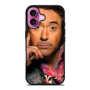 ROBERT DOWNEY JR FACE DOLITTLE MOVIES iPhone 16 Plus Case ROBERT DOWNEY JR FACE DOLITTLE MOVIES iPhone 16 Plus Case