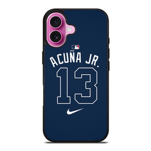 RONALD ACUNA JR MLB NIKE KIT iPhone 16 Plus Case RONALD ACUNA JR MLB NIKE KIT iPhone 16 Plus Case