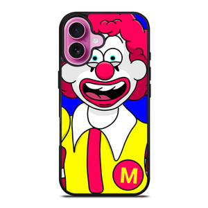 RONALD MCDONALDS MASCOT CARTOON iPhone 16 Plus Case RONALD MCDONALDS MASCOT CARTOON iPhone 16 Plus Case