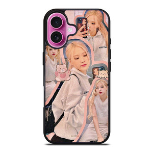 ROSE BLACKPINK CUTE COLLAGE iPhone 16 Plus Case ROSE BLACKPINK CUTE COLLAGE iPhone 16 Plus Case
