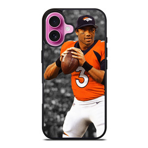 RUSSEL WILSON DENVER BRONCOS NFL iPhone 16 Plus Case RUSSEL WILSON DENVER BRONCOS NFL iPhone 16 Plus Case