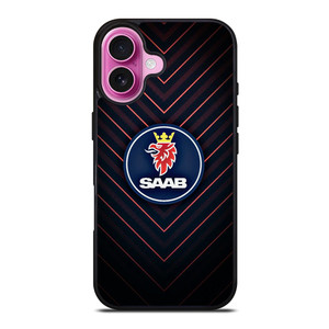 SAAB AUTOMOBILE LOGO iPhone 16 Plus Case SAAB AUTOMOBILE LOGO iPhone 16 Plus Case