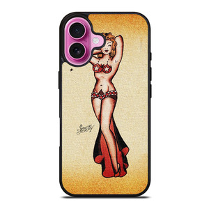 SAILOR JERRY BIKINI GIRL TATTOO iPhone 16 Plus Case SAILOR JERRY BIKINI GIRL TATTOO iPhone 16 Plus Case