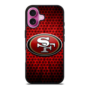 SAN FRANCISCO 49ERS SF METAL iPhone 16 Plus Case