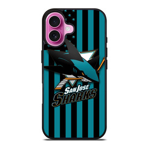 SAN JOSE SHARKS SYMBOL iPhone 16 Plus Case SAN JOSE SHARKS SYMBOL iPhone 16 Plus Case