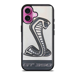 SHELBY GT350R SILVER EMBLEM SIGN iPhone 16 Plus Case SHELBY GT350R SILVER EMBLEM SIGN iPhone 16 Plus Case