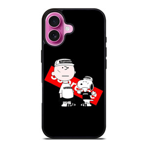 SNOOPY BROWN COOL SHIRT iPhone 16 Plus Case