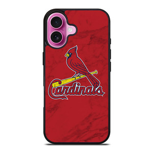 ST LOUIS CARDINALS MARBLE iPhone 16 Plus Case