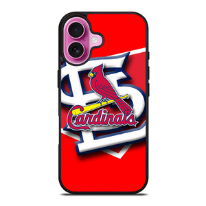 ST LOUIS CARDINALS MLB LOGO iPhone 16 Plus Case ST LOUIS CARDINALS MLB LOGO iPhone 16 Plus Case