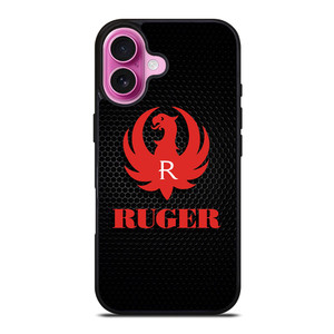 STURM RUGER FIREARM METAL SYMBOL iPhone 16 Plus Case STURM RUGER FIREARM METAL SYMBOL iPhone 16 Plus Case