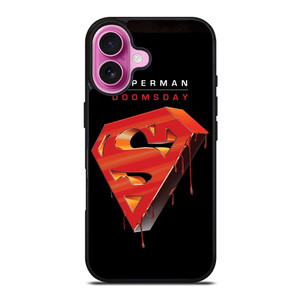 SUPERMAN DOOMSDAY LOGO iPhone 16 Plus Case