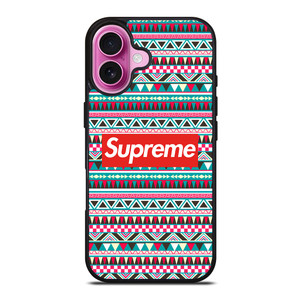 SUPREME AZTEC PATTERN iPhone 16 Plus Case