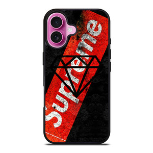 SUPREME DIAMOND SUPPLY CO BLACK iPhone 16 Plus Case