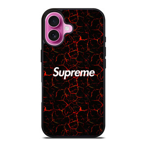 SUPREME LAVA TEXTURE iPhone 16 Plus Case