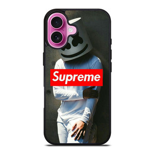 SUPREME MARSHMELLO iPhone 16 Plus Case SUPREME MARSHMELLO iPhone 16 Plus Case