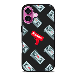 SUPREME MONEY GUN iPhone 16 Plus Case SUPREME MONEY GUN iPhone 16 Plus Case