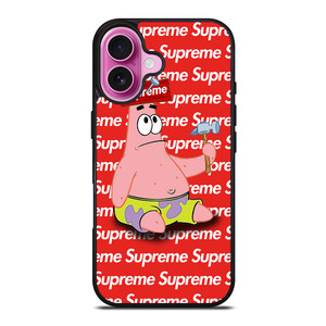 SUPREME PATRICK AND HAMMER iPhone 16 Plus Case SUPREME PATRICK AND HAMMER iPhone 16 Plus Case