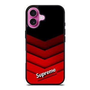 SUPREME RED PATTERN iPhone 16 Plus Case SUPREME RED PATTERN iPhone 16 Plus Case