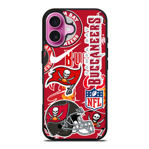 TAMPA BAY BUCCANEERS NFL STICKER BOMB iPhone 16 Plus Case