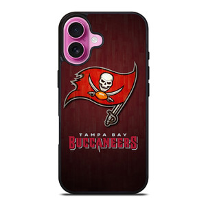 TAMPA BAY BUCCANEERS WOODEN LOGO iPhone 16 Plus Case