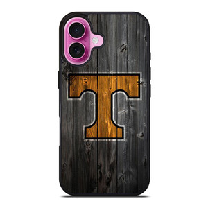 TENNESSEE VOLUNTEERS WOODEN LOGO iPhone 16 Plus Case TENNESSEE VOLUNTEERS WOODEN LOGO iPhone 16 Plus Case