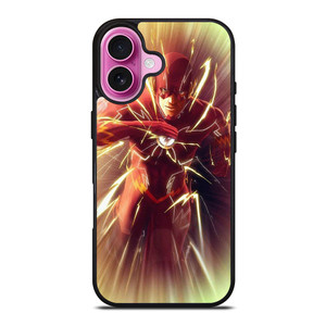 THE FLASH DC CARTOON ART iPhone 16 Plus Case