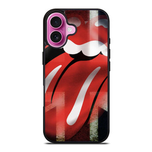 THE ROLLING STONES BRITISH FLAG LOGO iPhone 16 Plus Case THE ROLLING STONES BRITISH FLAG LOGO iPhone 16 Plus Case