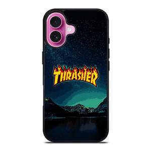 THRASHER SKATEBOARD MAGAZINE SKY NIGHT iPhone 16 Plus Case THRASHER SKATEBOARD MAGAZINE SKY NIGHT iPhone 16 Plus Case