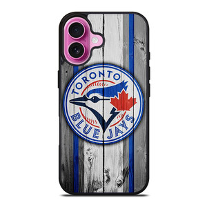 TORONTO BLUE JAYS WOODEN LOGO iPhone 16 Plus Case TORONTO BLUE JAYS WOODEN LOGO iPhone 16 Plus Case