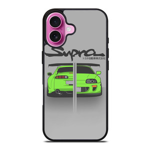 TOYOTA SUPRA CAR CLIPART iPhone 16 Plus Case TOYOTA SUPRA CAR CLIPART iPhone 16 Plus Case