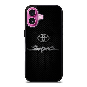 TOYOTA SUPRA CARBON LOGO iPhone 16 Plus Case TOYOTA SUPRA CARBON LOGO iPhone 16 Plus Case