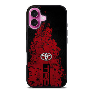 TOYOTA TRD RED CARBON LOGO iPhone 16 Plus Case