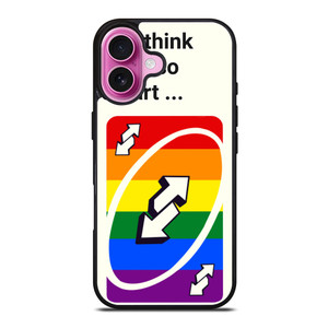 UNO REVERSE CARD YOU THINK YOU SMART iPhone 16 Plus Case