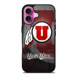 UTAH UTES FOOTBALL LOGO iPhone 16 Plus Case UTAH UTES FOOTBALL LOGO iPhone 16 Plus Case