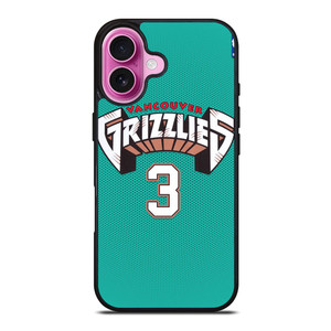 VANCOUVER GRIZZLIES 3 JERSEY iPhone 16 Plus Case VANCOUVER GRIZZLIES 3 JERSEY iPhone 16 Plus Case