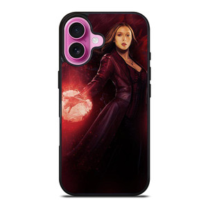 WANDA MAXIMOFF MARVEL WANDAVISION iPhone 16 Plus Case WANDA MAXIMOFF MARVEL WANDAVISION iPhone 16 Plus Case