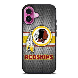 WASHINGTON REDSKINS EMBLEM CARBON iPhone 16 Plus Case