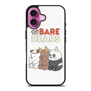 WE BARE BEARS CARTOON iPhone 16 Plus Case WE BARE BEARS CARTOON iPhone 16 Plus Case
