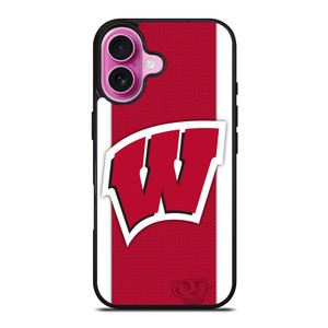 WISCONSIN BADGERS LOGO iPhone 16 Plus Case
