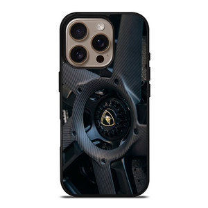 LAMBORGHINI CARBON WHEEL iPhone 16 Pro Case LAMBORGHINI CARBON WHEEL iPhone 16 Pro Case