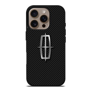 LINCOLN MOTOR LOGO CARBON iPhone 16 Pro Case