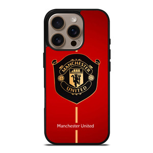 MANCHESTER UNITED MU SOCCER LOGO iPhone 16 Pro Case