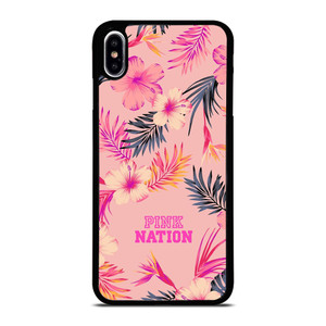 VICTORIA SECRET PINK NATION FLORAL BG iPhone XS Max Case
