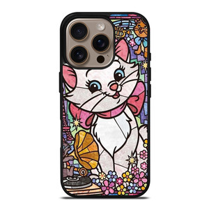 MARIE THE ARISTOCATS CAT STENED GLASS iPhone 16 Pro Case MARIE THE ARISTOCATS CAT STENED GLASS iPhone 16 Pro Case