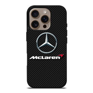 MERCEDES MCLAREN CARBON LOGO iPhone 16 Pro Case MERCEDES MCLAREN CARBON LOGO iPhone 16 Pro Case