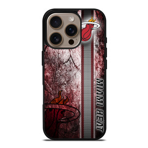 MIAMI HEAT GRUNGE LOGO iPhone 16 Pro Case