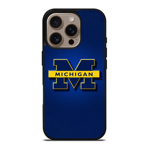MICHIGAN WOLVERINES NFL LOGO iPhone 16 Pro Case MICHIGAN WOLVERINES NFL LOGO iPhone 16 Pro Case